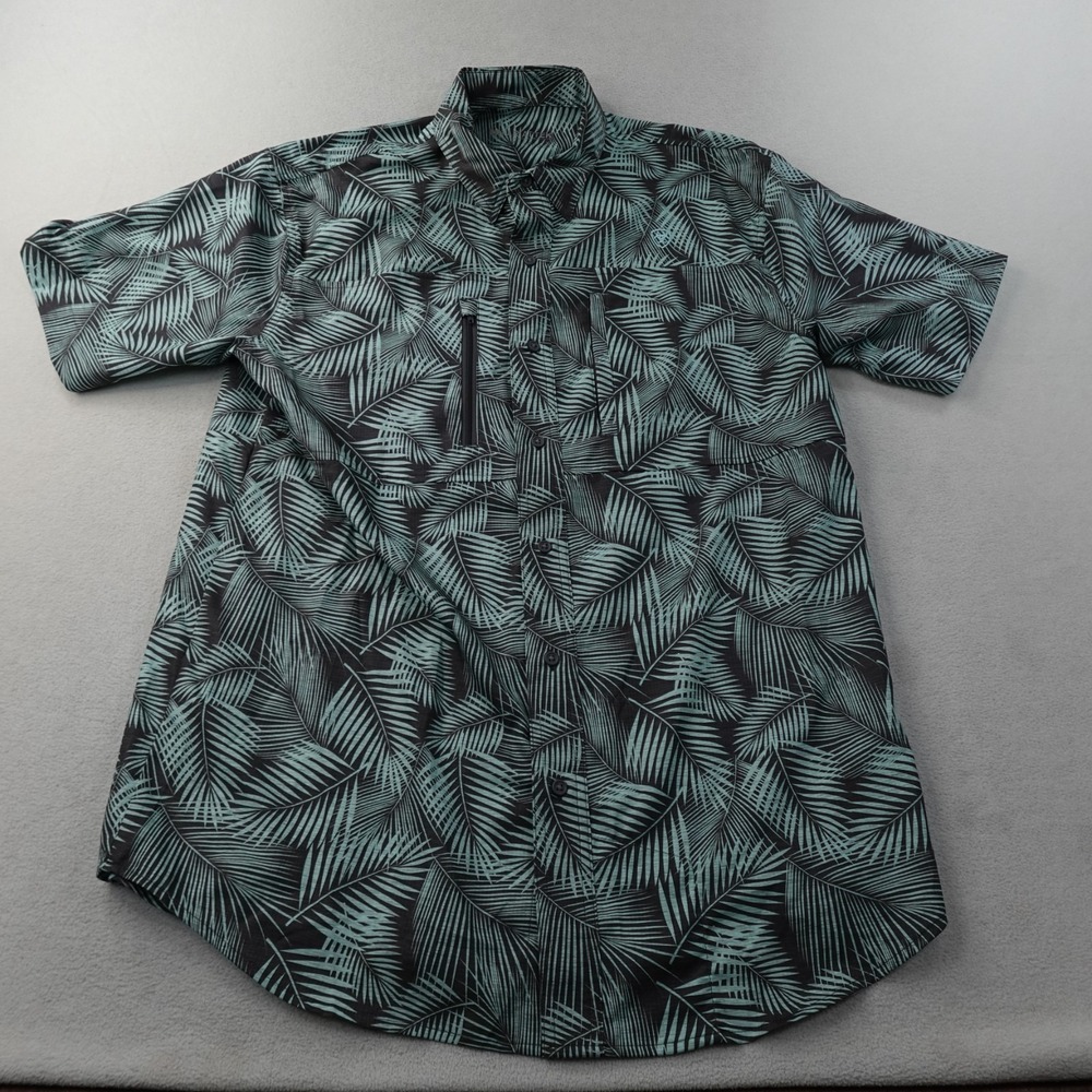 Ariat VentTEK Men's Medium Tropical Palm Print Short Sleeve Western Shirt